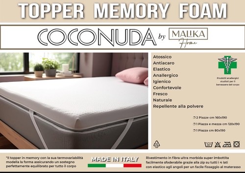Topper materasso memory - topper,
