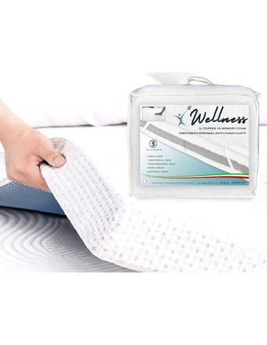 Topper wellness per materasso - topper,